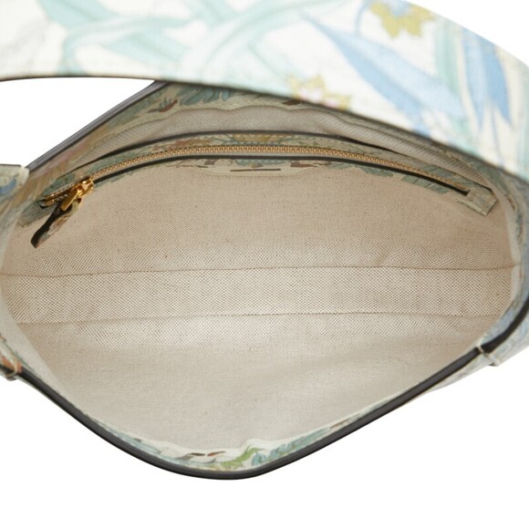 Gucci Tiger Botanical Jackie Shoulder Bag white multi leather - Picture 8 of 10